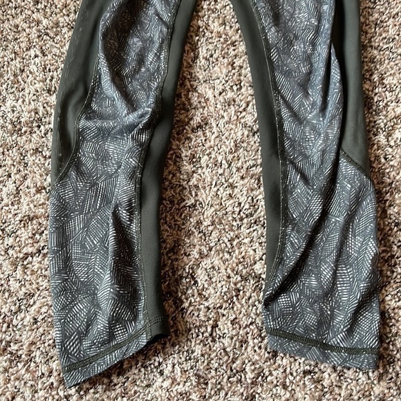 Lululemon Women's Size 6 High Times Pant Luxtreme (Mesh) Jazzy Gator Green - Picture 6 of 11